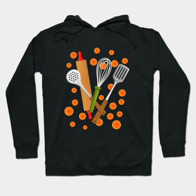 Carrot Kitchen Hoodie by SWON Design